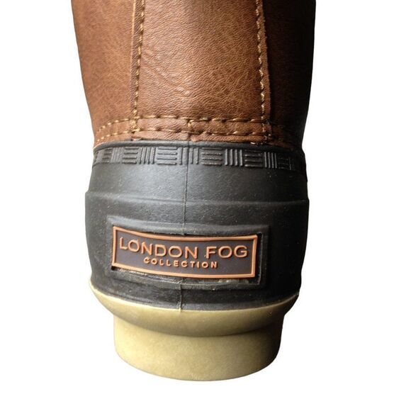 London Fog Winley Duck Brown and Cognac 9M NWT - Picture 3 of 6